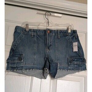 Gap Distressed Raw Hem Shorts Women's Size 6 Y2k